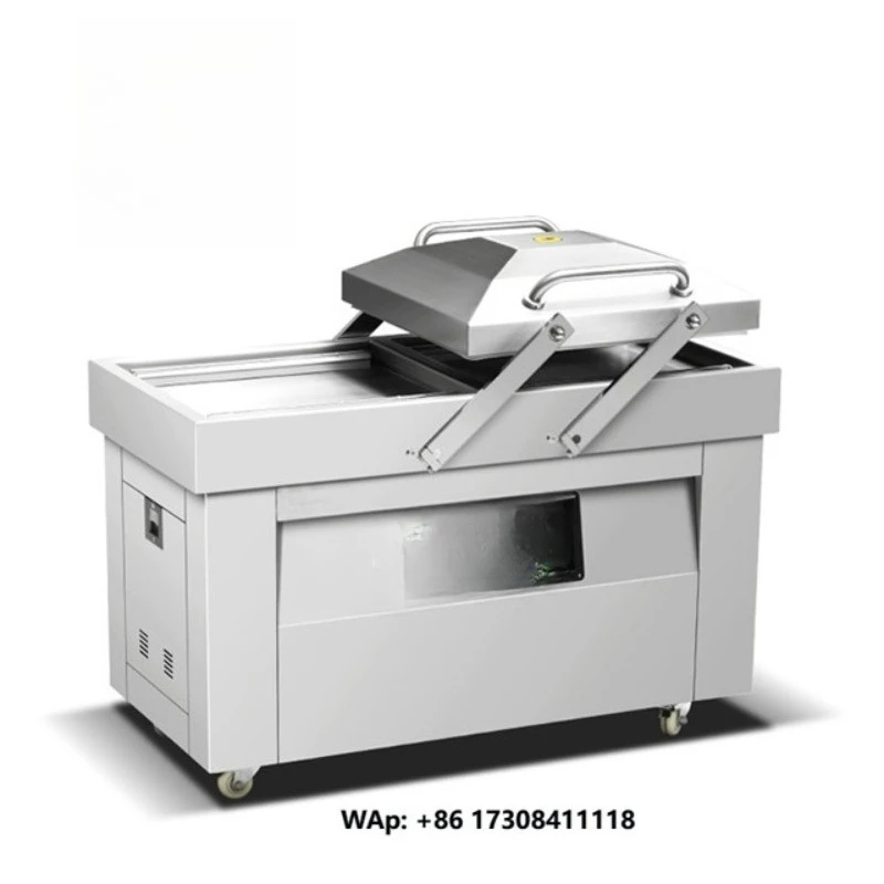 DZ-500 Electric Double Chamber Vacuum Sealer   Commercial Stainless Steel Machine for Fish/Meat for Commodity