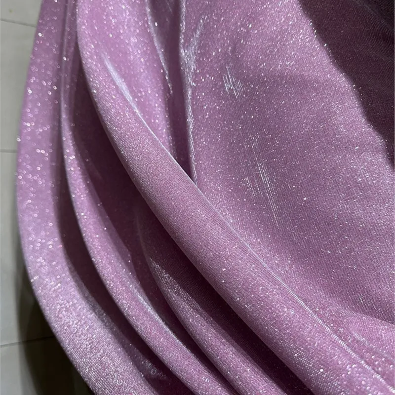 ผ้าไหมคอมโพสิตผ้าถักยืดหยุ่นสําหรับชุดราตรีเครื่องแต่งกายประสิทธิภาพและเสื้อผ้าตกแต่งพื้นหลัง