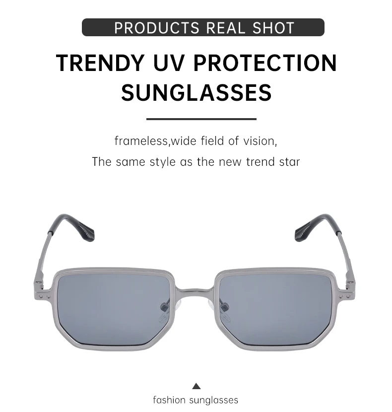 Kleine Rechteckige Steampunk-Sonnenbrille für Herren 2026 Luxusmarke Klassische Quadratische Punk-Sonnenbrille für Männer Vintage-Brillen UV400 – Detail 9