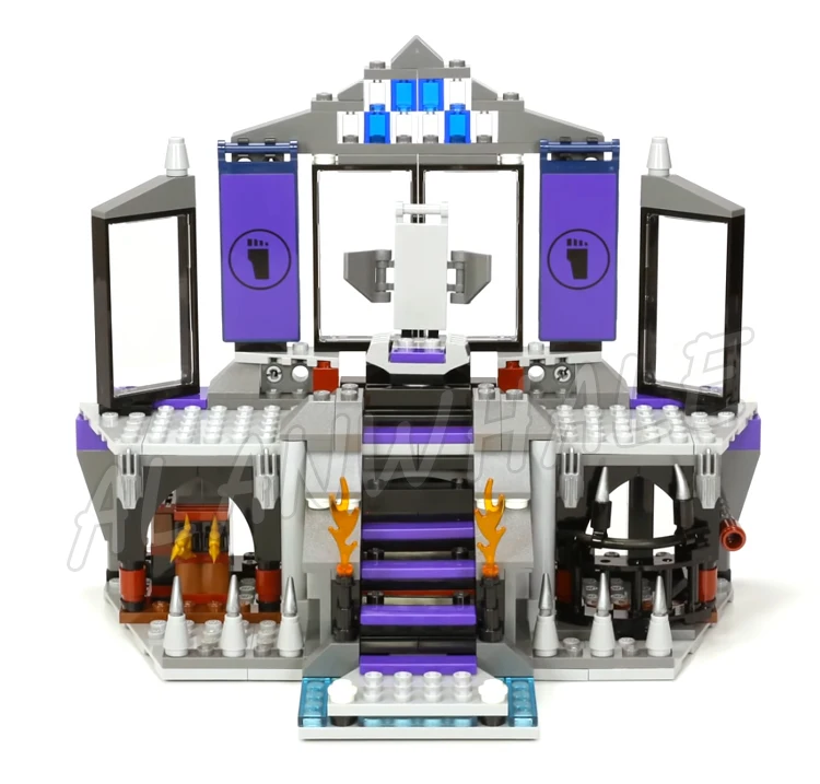 477 pezzi Shinobi Tartaruga Shredder Lair Rescue Veicolo volante 10264 Building Block giocattoli compatibili con il modello