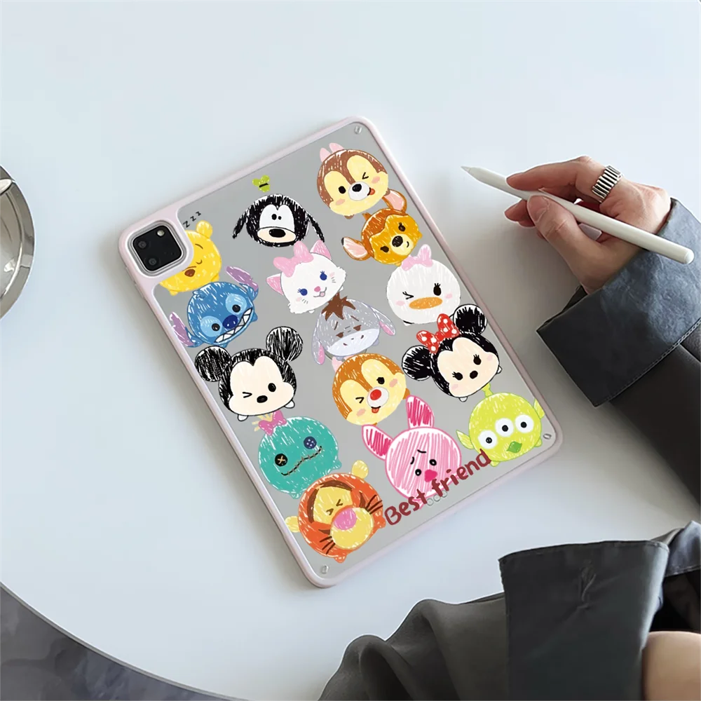 

Акриловый чехол для iPad Pro Air 11 2024 10th 10.9 11th 2025 Cover Air 5 4 3 9/8/7th Gen 10,2 дюйма 10,5 9,7 Mini7/6 Микки Минни