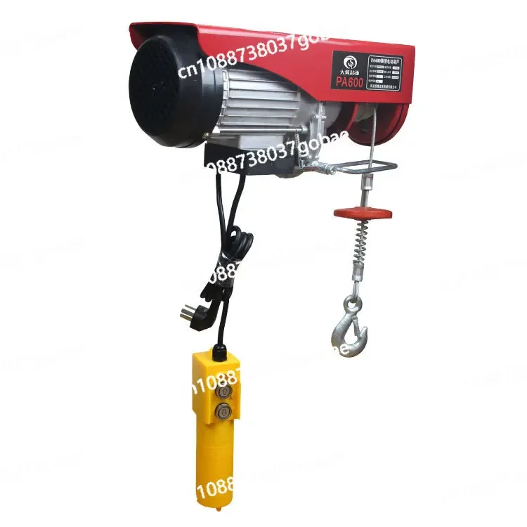 Manufacturer Supplies Hanging Grain Feeding Machine Household Small Crane Wire Rope 220v Miniature Electric Hoist Hoist