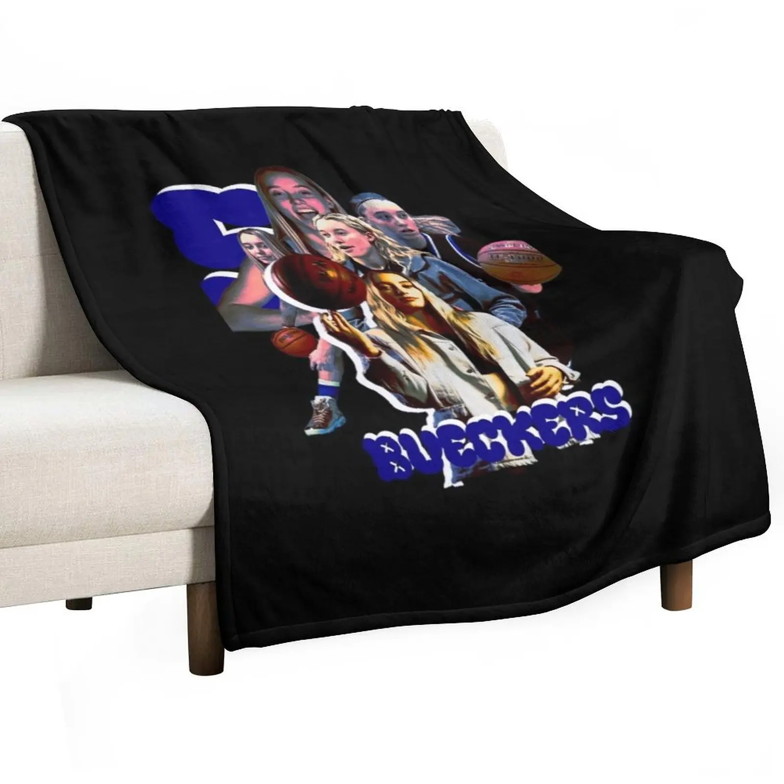 

Paige Bueckers Throw Blanket Cozy Light Blanket for Travel Camping Picnic
