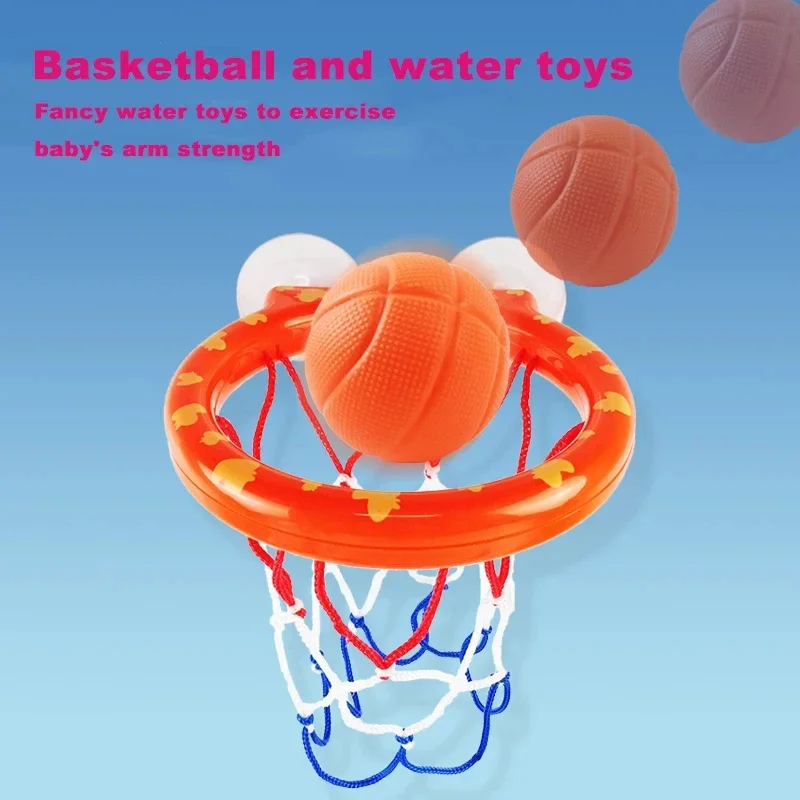 Banho do bebê basquete tiro brinquedos crianças atirar no cesta brinquedos ventosa esportes em casa parede pendurado puzzle jogo brinquedos presente