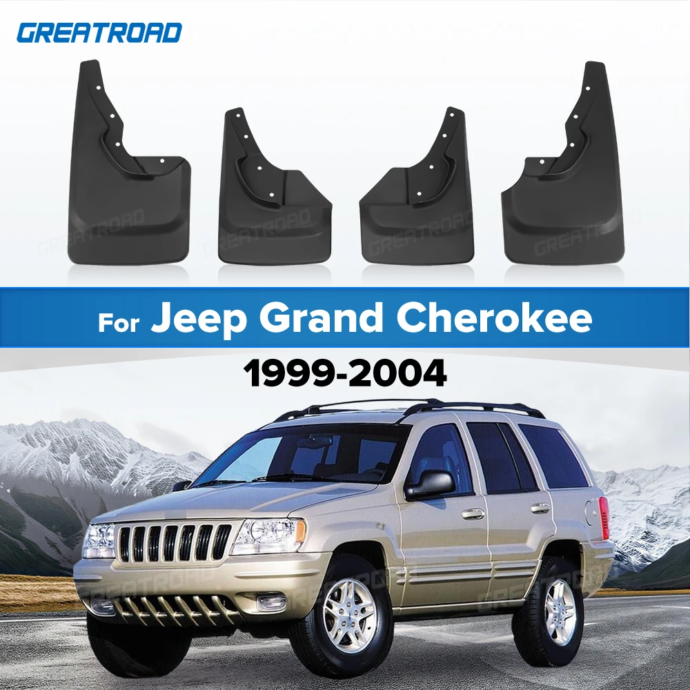 Mudguards Mud Flaps For Jeep Grand Cherokee 1999 2000 2001 2002 2003 2004 Fender Mudflaps Splash Guards car Accessories