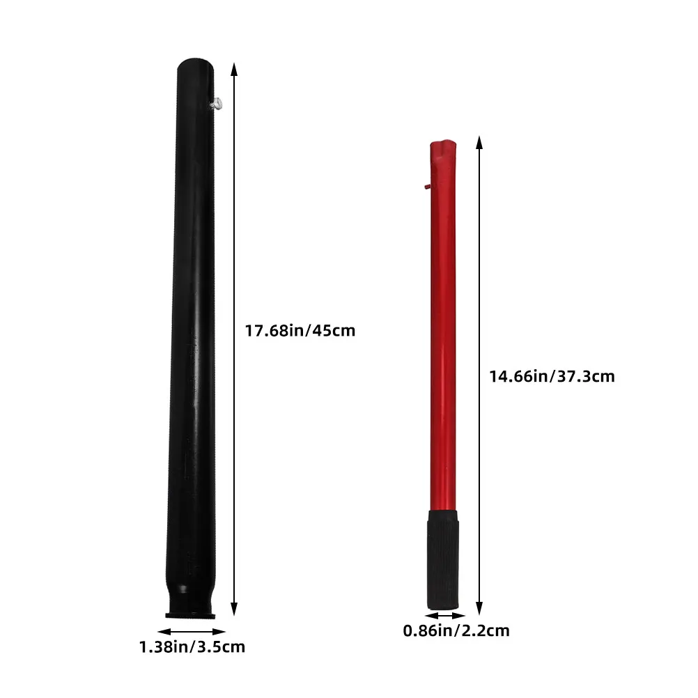 2Pcs Hydraulic Jack Handle Replacement for 3 Ton Floor Jack Non-Slip Silicone Grip Sturdy Steel Construction Horizontal Pole