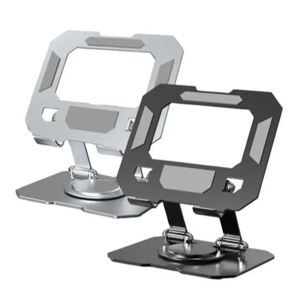 Einstellbare 360-Grad-Drehung DesktopTablet-Ständer Hohles Design Multi-Winkel-Desktop-Ständerhalter Faltbare Wärmeableitung