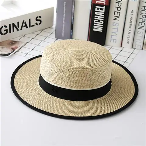 Gondolier Cosplay Straw Hat Edge Wrapped