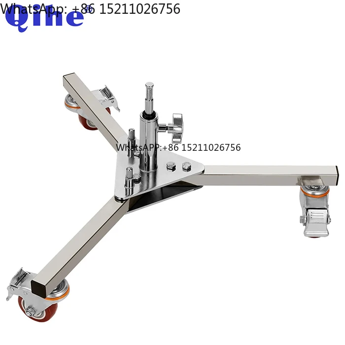 Heavy Duty Light Stand Base  Make of Stainless Steel,max Height 33cm,with 75kg Load Capability
