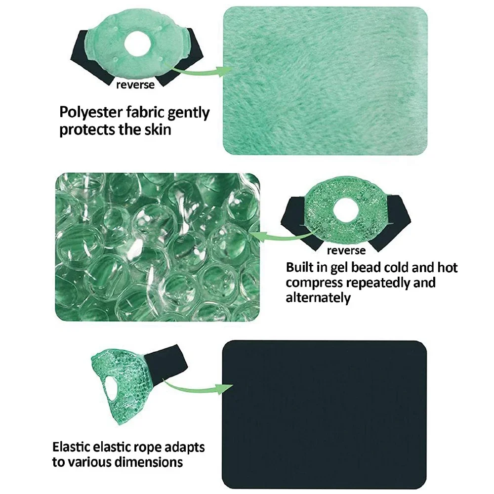 حزمة ثلج كبيرة قابلة لإعادة الاستخدام، جل بارد ساخن، علاج ثلج، لفافة الركبة للكاحل والأكتاف وإصابات الرأس، استخدام علاج التعافي الرياضي