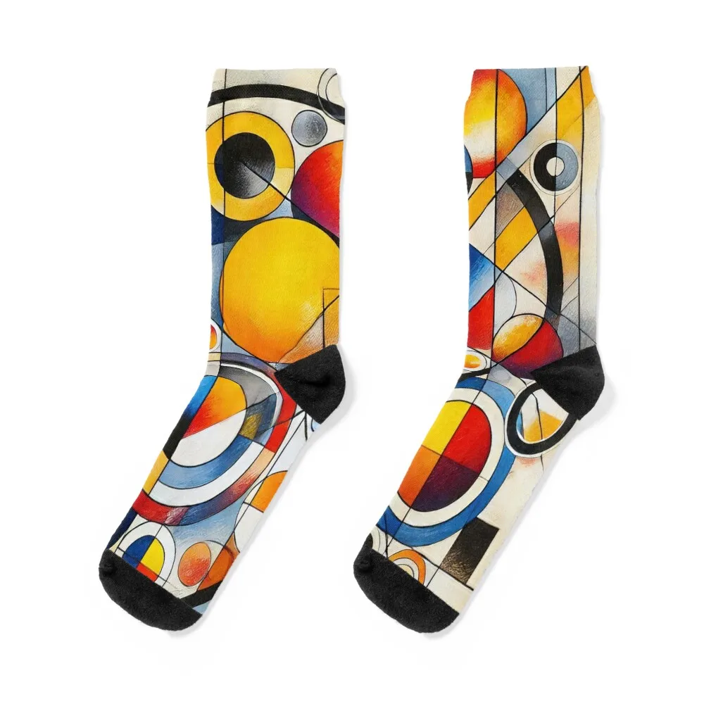 

Wassily Kandinsky Circles Composition Socks hiphop New year's anime Socks Men Women's