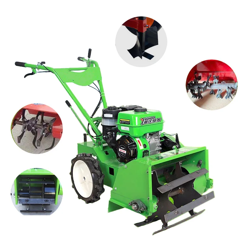 

Four-drive Gasoline Weeder Small Household Multi-functional Cornfield Orchard Self-propelled Lawn Mower Hand Push Mower