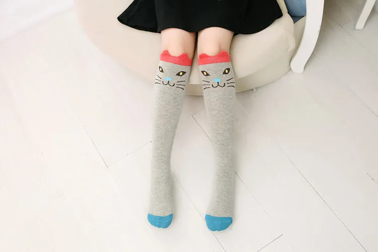 

Lovely Girls Fashion Long Tube Knee Socks Summer Cotton Breathable Princess Style Elastic Dance Stockings Comfortable Daily Wear