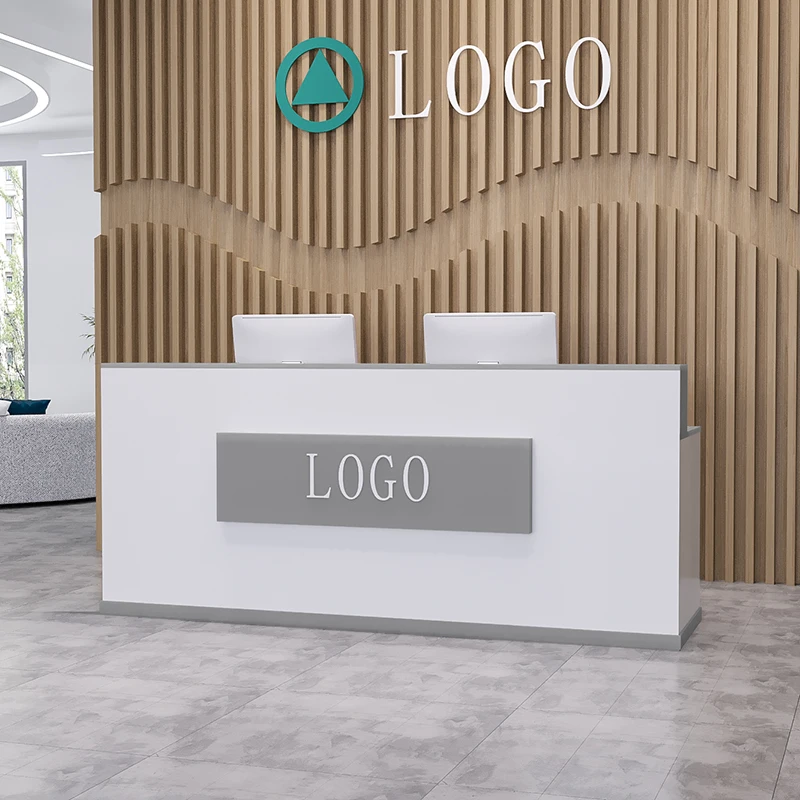 

Beauty Salon Reception Desks Commercial Cashier Elegant Restaurant Supermarkets Reception Desks Simple Theke Rezeption Furniture