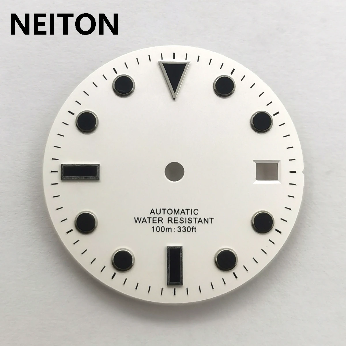 NEITON 28.5mm sterile watch dial blue luminous fit Miyota 8205 8215 821A NH35 ETA 2836 2824 Mingzhu DG2813 3804 movement