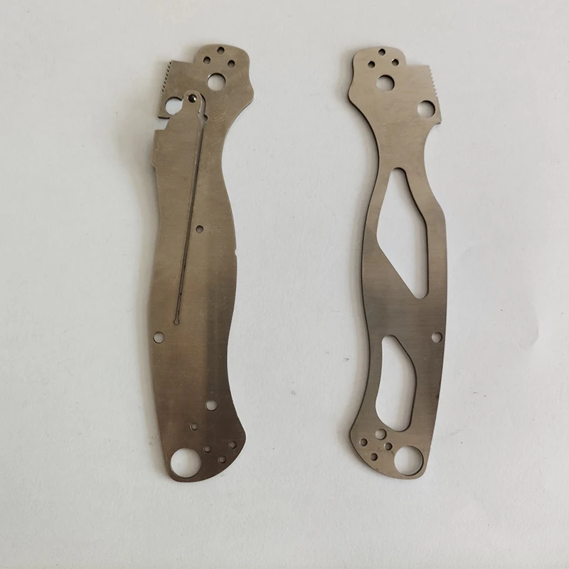 1 para wkładek nóż ze stali nierdzewnej części akcesoria dystansowe do oryginalnego Spyderco C81 paramilitarny 2 Para2 Para2 noże uchwyt