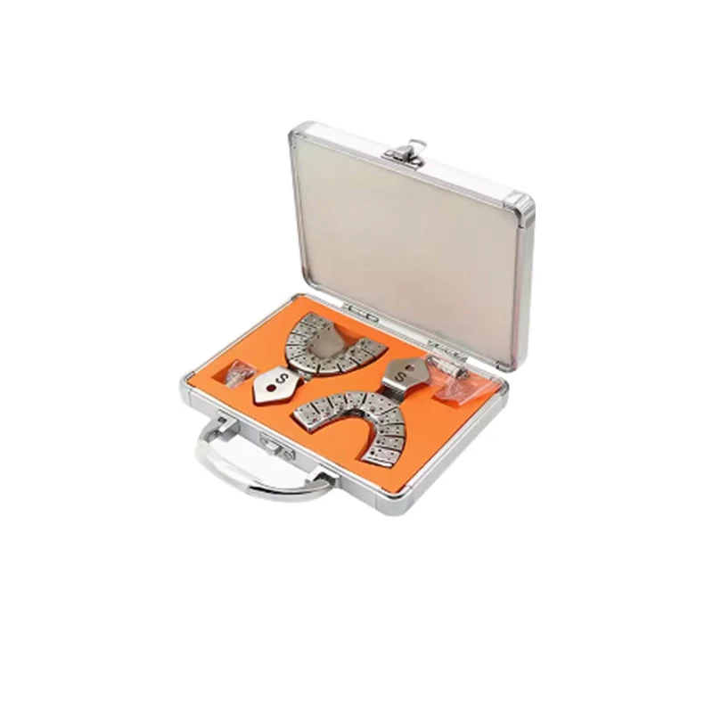 2pcs/set Dentist  trays autoclavable sliver three sizes upper and lower stainless steel den tal  tray