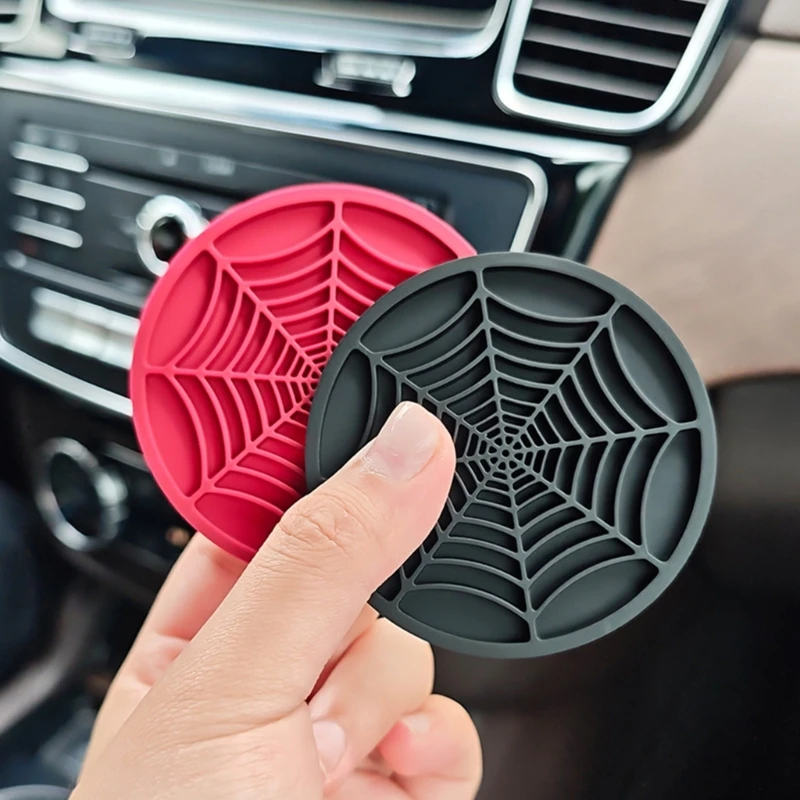 

2pcs Car Auto Cup Holder Anti Slip Insert Coasters Pads Interior Accessories Universal Fits Perfectly For Most Cups