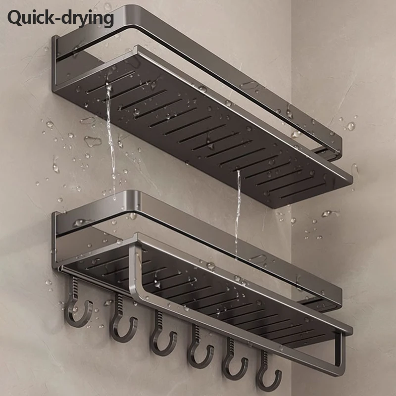 욕실 벽 보관 선반, 샤워 선반, 정리정돈 및 보관 정리 선반, 욕실 액세서리 거치대 샴푸