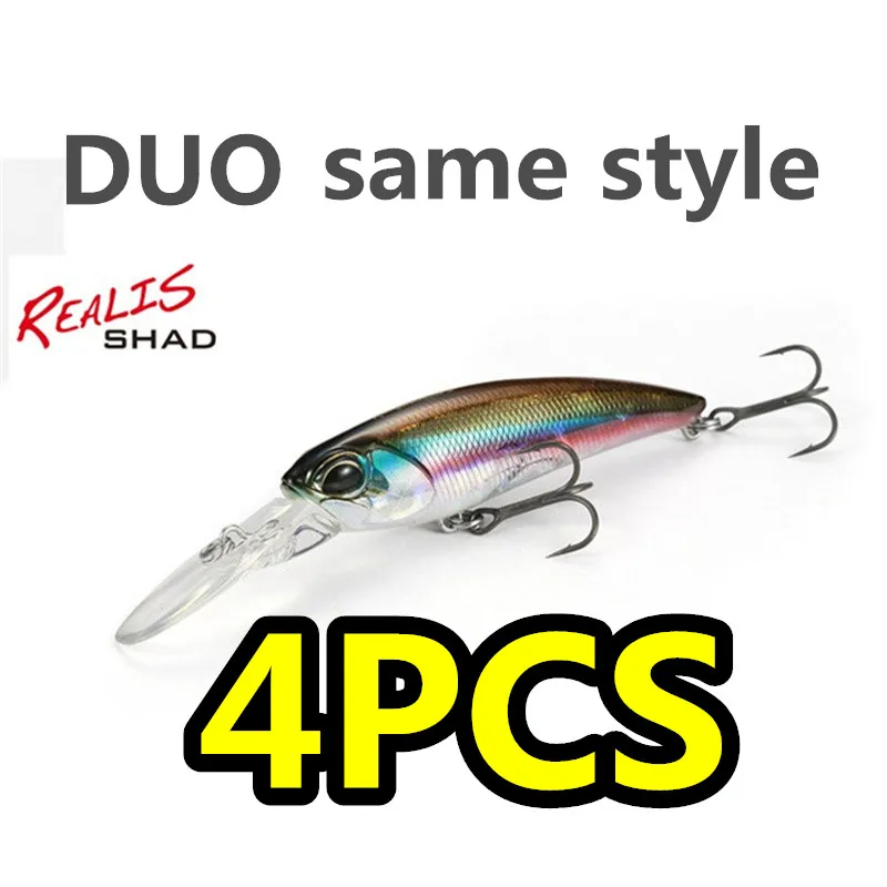 

LURETV Japan DUO SAME STYLE REALIS SHAD 4PCS 15.5cm 19g Suspended Mino Multi Color Original Sea Bass 9062