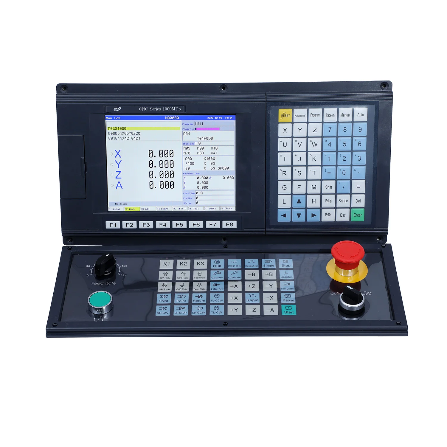 

Practical 4-axis CNC lathe turning CNC controller, CNC1000TDb-4 for lathe and lathe total solution with USB support ATC, PLC fun