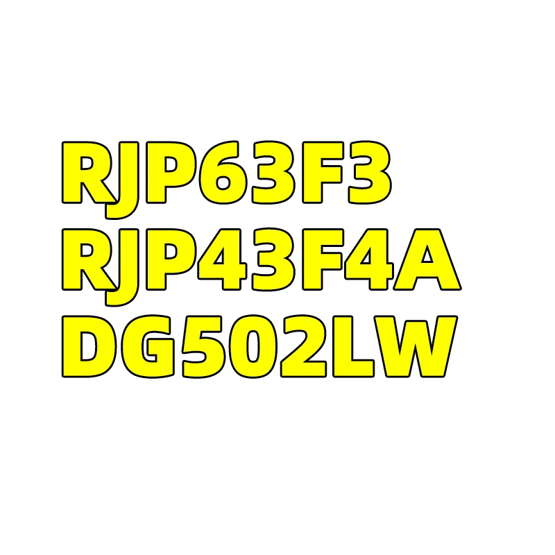 5pcs RJP63F3 RJP43F4A DG502LW resistor