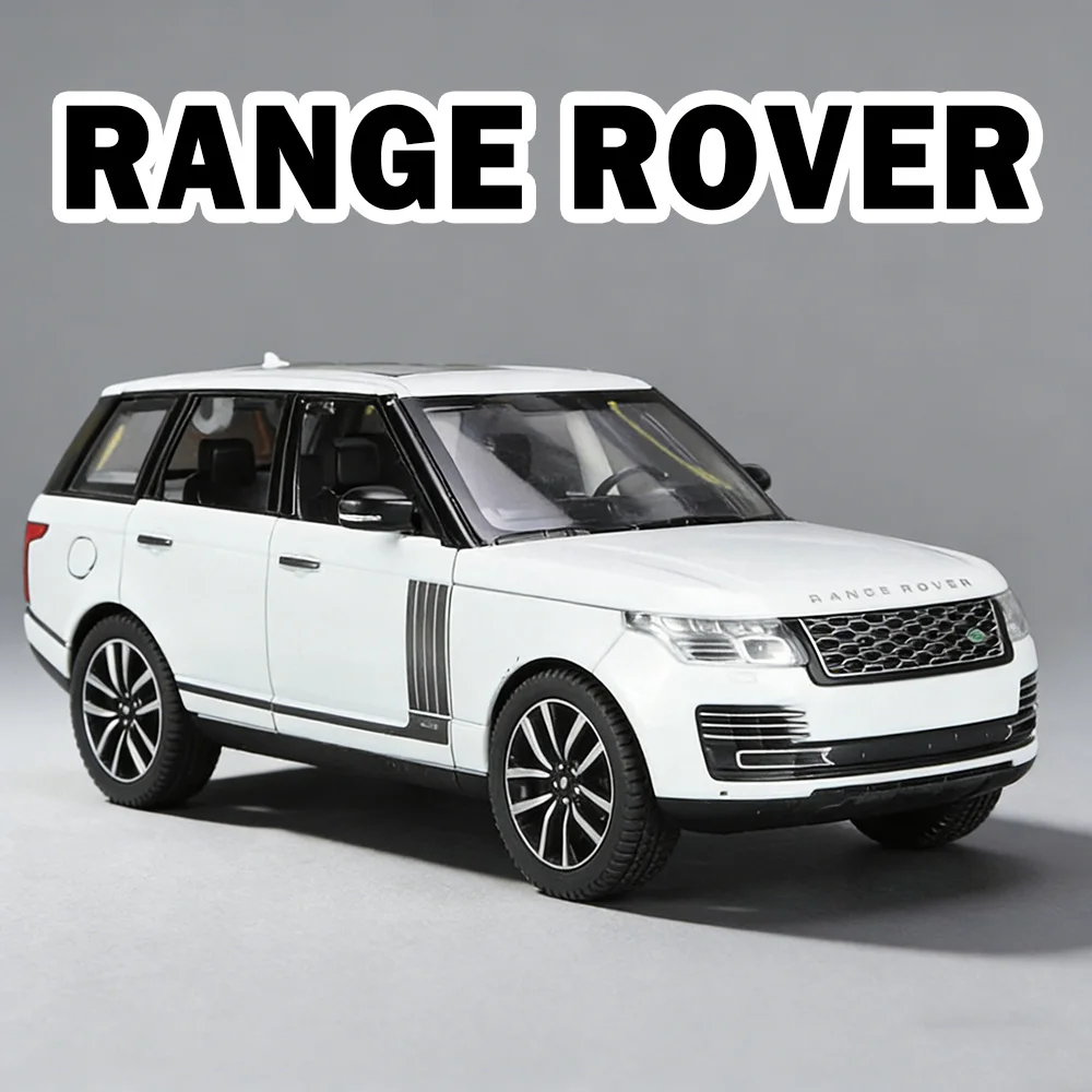 

1:24 Range Rover Escalade, миниатюрные игрушки, литая под давлением модель автомобиля из сплава, 6-дверная открытая четырехколесная подвеска, транспортные средства для подарков другу