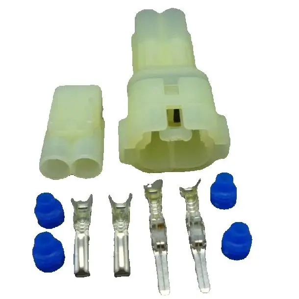 shhworldsea 2 pin way  Male or Female waterproof electrical auto connector 6180-2451 6187-2801 6187-2804 DJ7025F-2.2-21