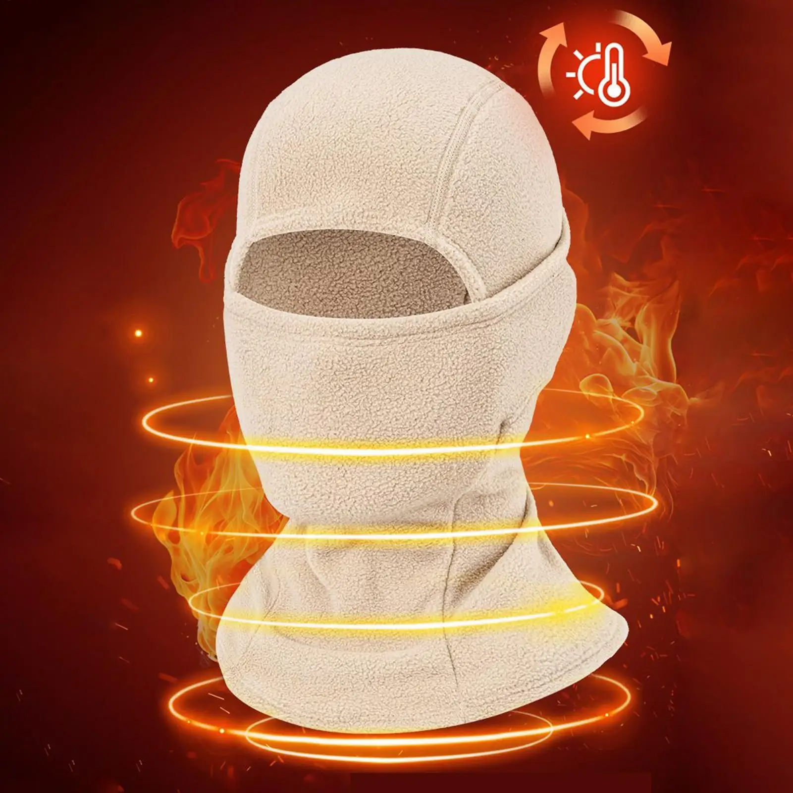 Ski Masque Cycling Neck Warmer Cold Weather Ski Masque for Snowboarding Work Hiking Commuting Riding Traveling Indoor Outdoor