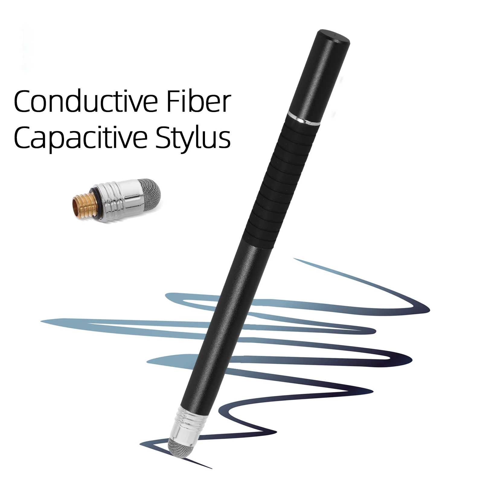 

6 шт., сменные наконечники для емкостной ручки, стилус, наконечники для стилуса из проводного волокна, сменные наконечники, только 120B M5, 6 мм