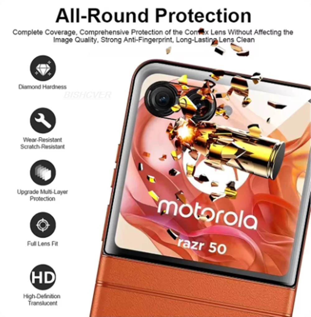 1-3 Stück 3D Gebogenes Schutzglas für Motorola Razr 50 Ultra 50Ultra Schutzfolie für Moto Razr 50 60 Ultra Plus 2024 2025 – Detail 5
