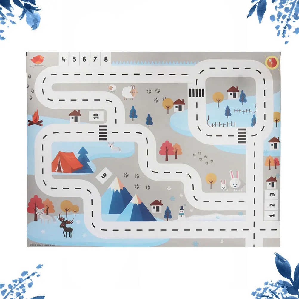 

Креативный детский напольный коврик, набор эко-материалов, безопасный, прочный дизайн сращивания, мягкая поверхность для ползания, игр, дорожного движения