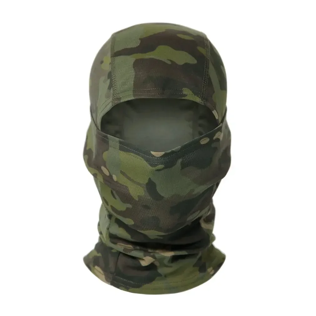 Masker Airsoft wajah penuh Balaclava Paintball bersepeda sepeda mendaki syal memancing Snowboard Ski masker tudung topi Pria Wanita