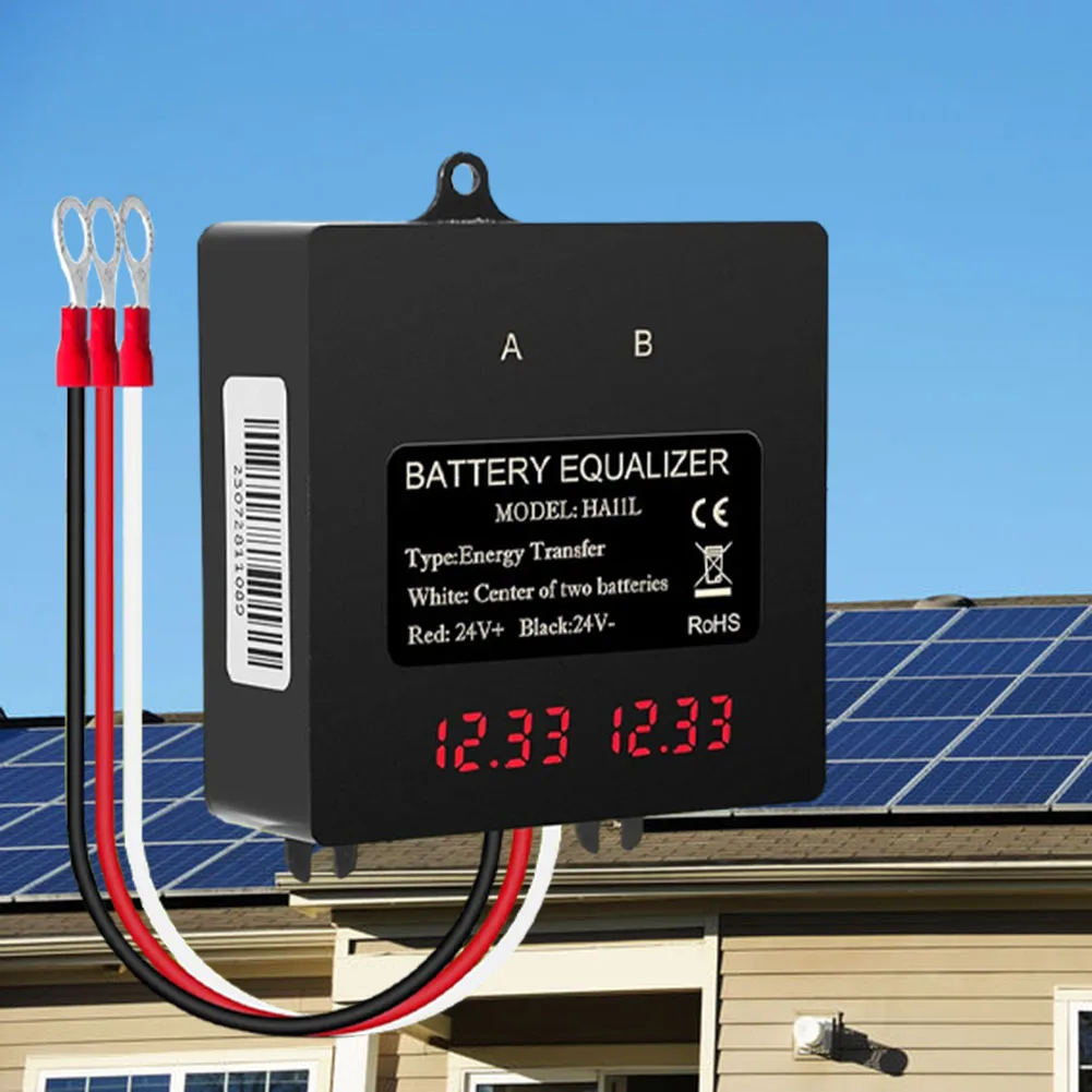 

Vises Bbattery Equalizer Terminal Battery Balance Intelligent R For Lead-Acid 7 X 7 X 2.7 Cm 24V Digital 2X12V