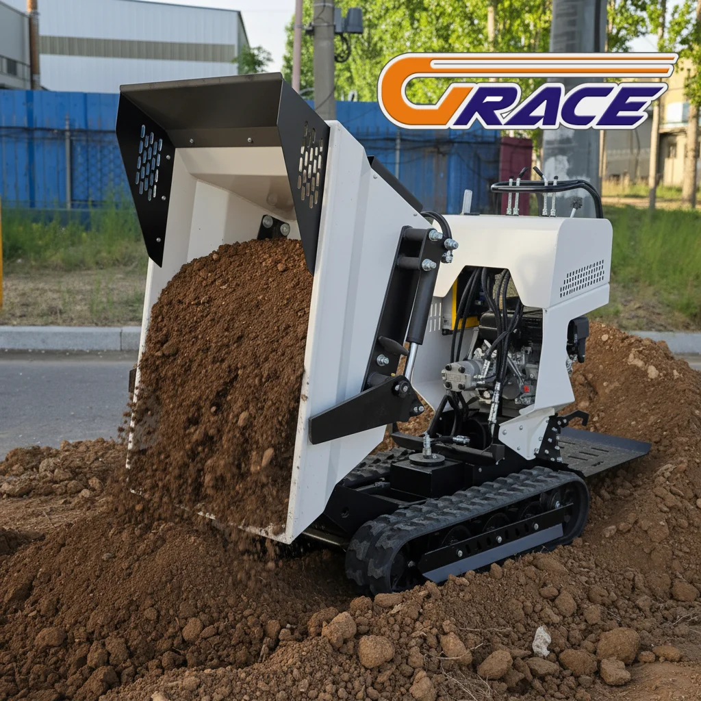 

High Quality Mini Dumper 600kg Crawler Dumper EURO 5 EPA Approved Fast Delivery Factory Direct Mini Dumper