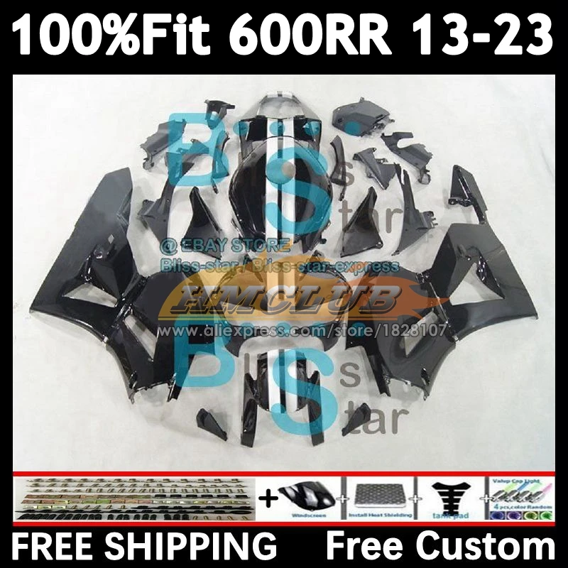 OEM Fairing For HONDA CBR600 CBR 600RR 600 CC F5 RR 63No.72 CBR600RR 13 2014 2015 2016 2017 2018 19 20 gloss black 21 22 23 Kit