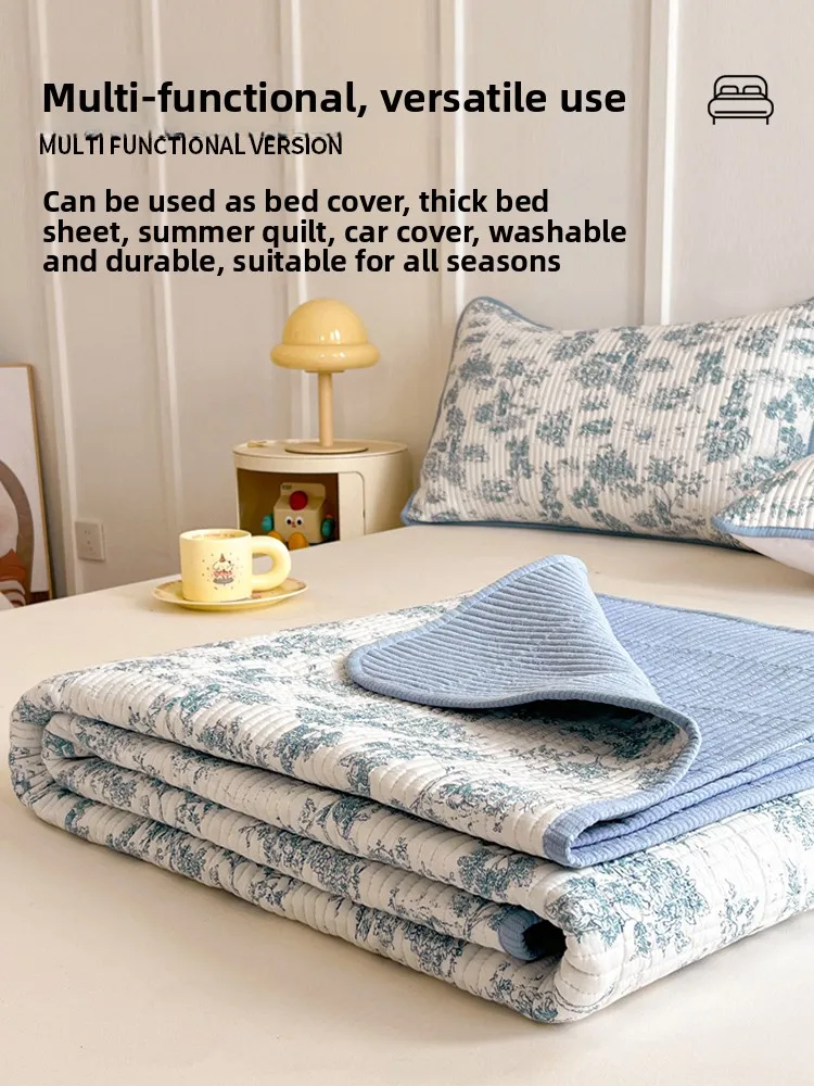 

Pure Cotton Bed Cover Tat Boting Thin Mat Single Piece All Cotton 2025 New Model Four Seasons Universal Matr