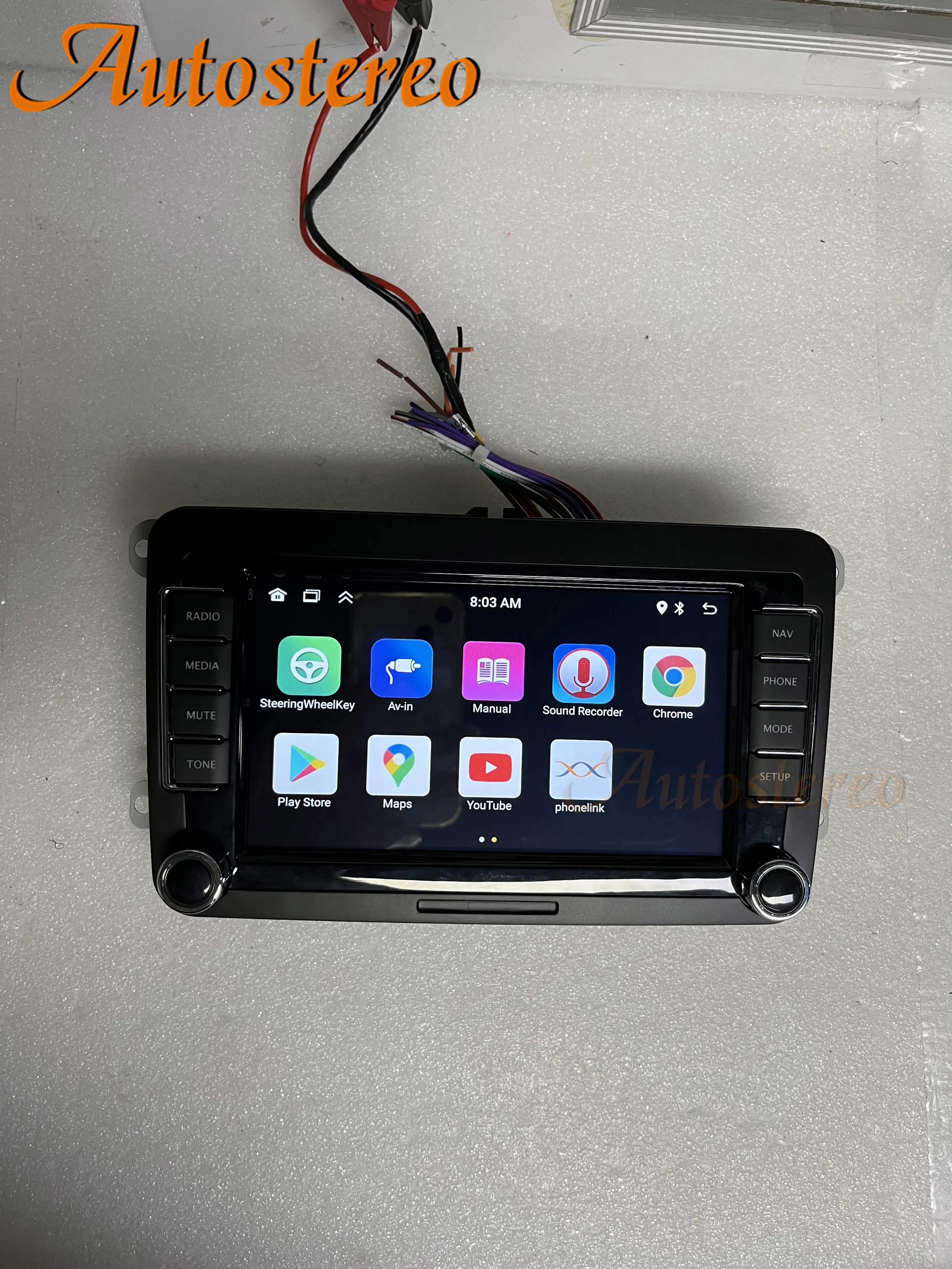 7‘’ Android 14 Carplay Car GPS navigation For VW/Toyota/Nissan/Ford/KIA/Hyundai/BMW Head Unit Radio Universal Multimedia Player