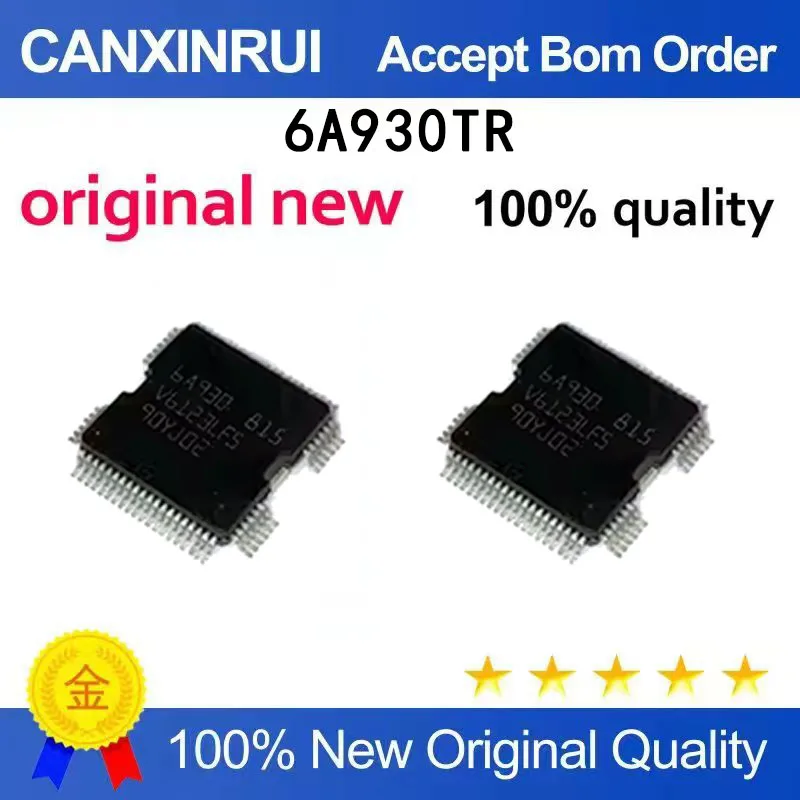 (5pcs-100pcs）6A930 6A930TR Big Turtle Automotive Computer Board Fuel Injection Drive Module Chip QFP-64