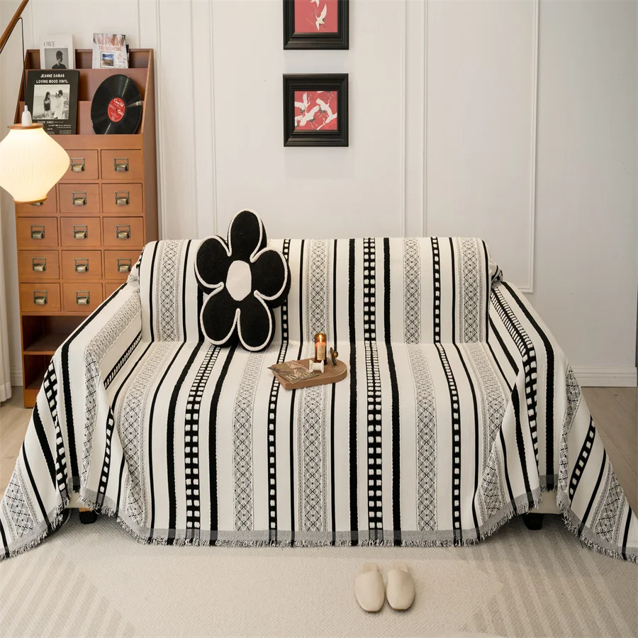 

Light Luxury Advanced Sofa Towel 2024 New One Full Cover Dustproof Sofa Blanket Autumn and Winter Chenille Sofa Cloth