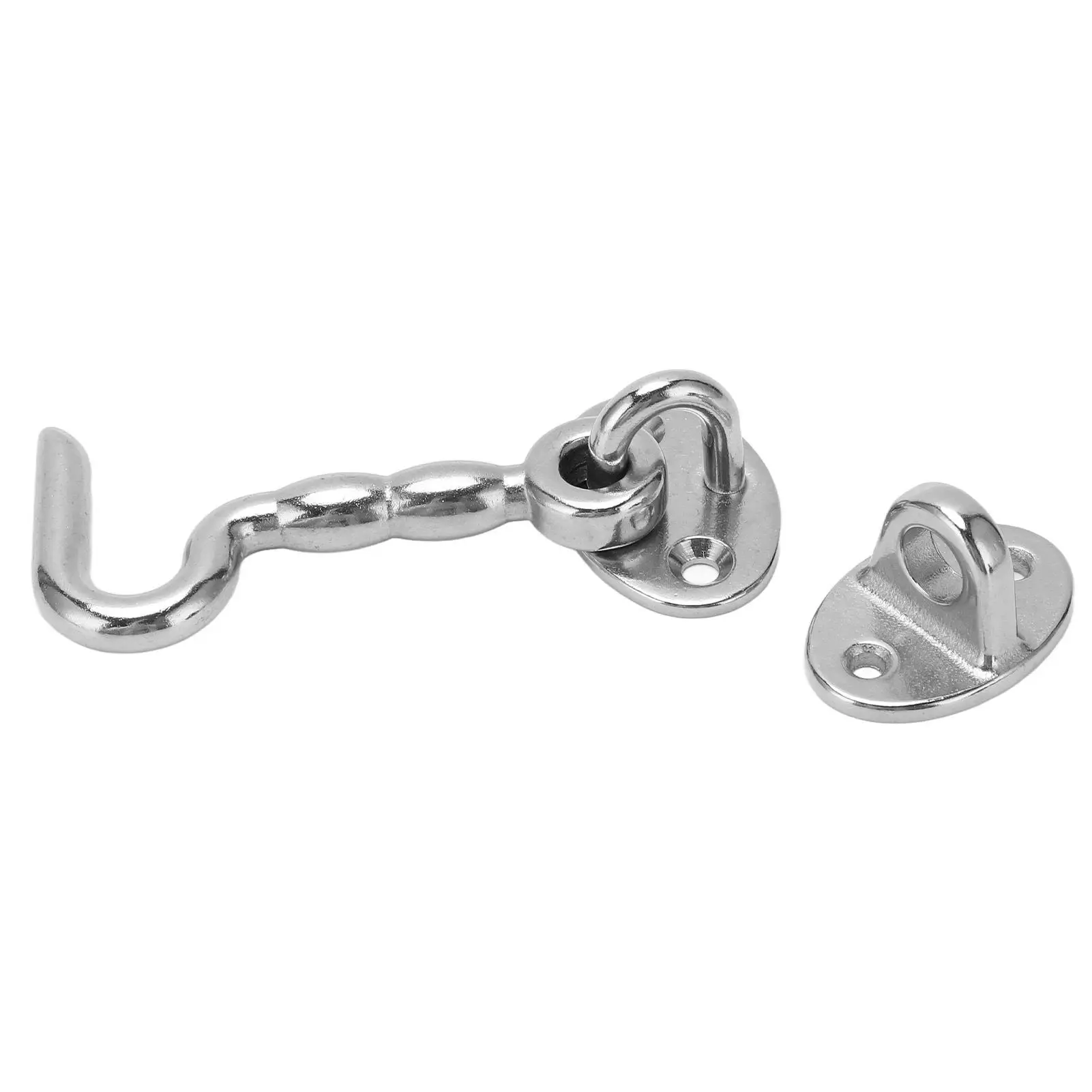 Stainless Steel Door Hook with Eye - Heavy Duty and Durable for boat