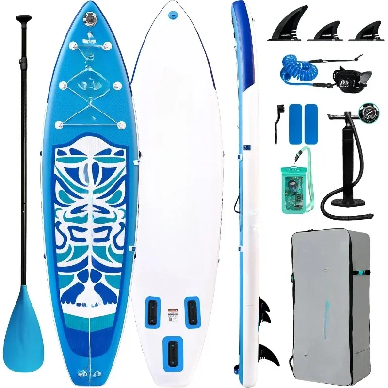 

Inflatable Ultra-Light Stand Up Paddle Board All Skill Level Premium SUP Paddleboard Accessories Non-Slip Comfort Deck