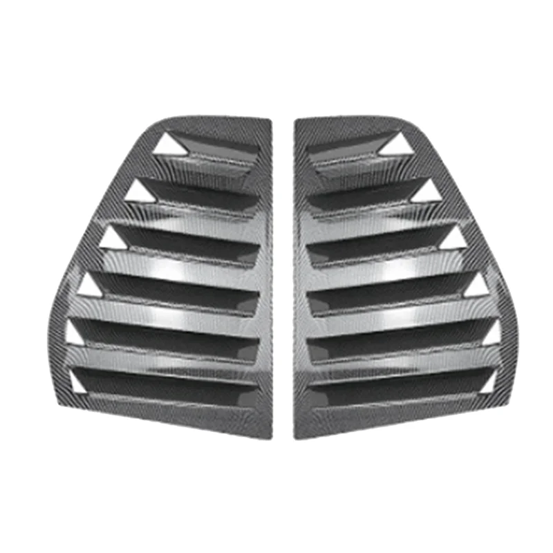 

Car Rear Window Louver Shutter Trim Cover For VW Golf MK5 2003-2008 Air Vent Scoop Shade Decorate Carbon Fiber Parts