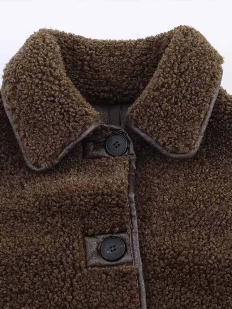 النمط الأوروبي والأمريكي الخريف موضة جديدة الملابس النسائية ركاب على الوجهين ارتداء سترة معطف متعددة الاستخدامات #2