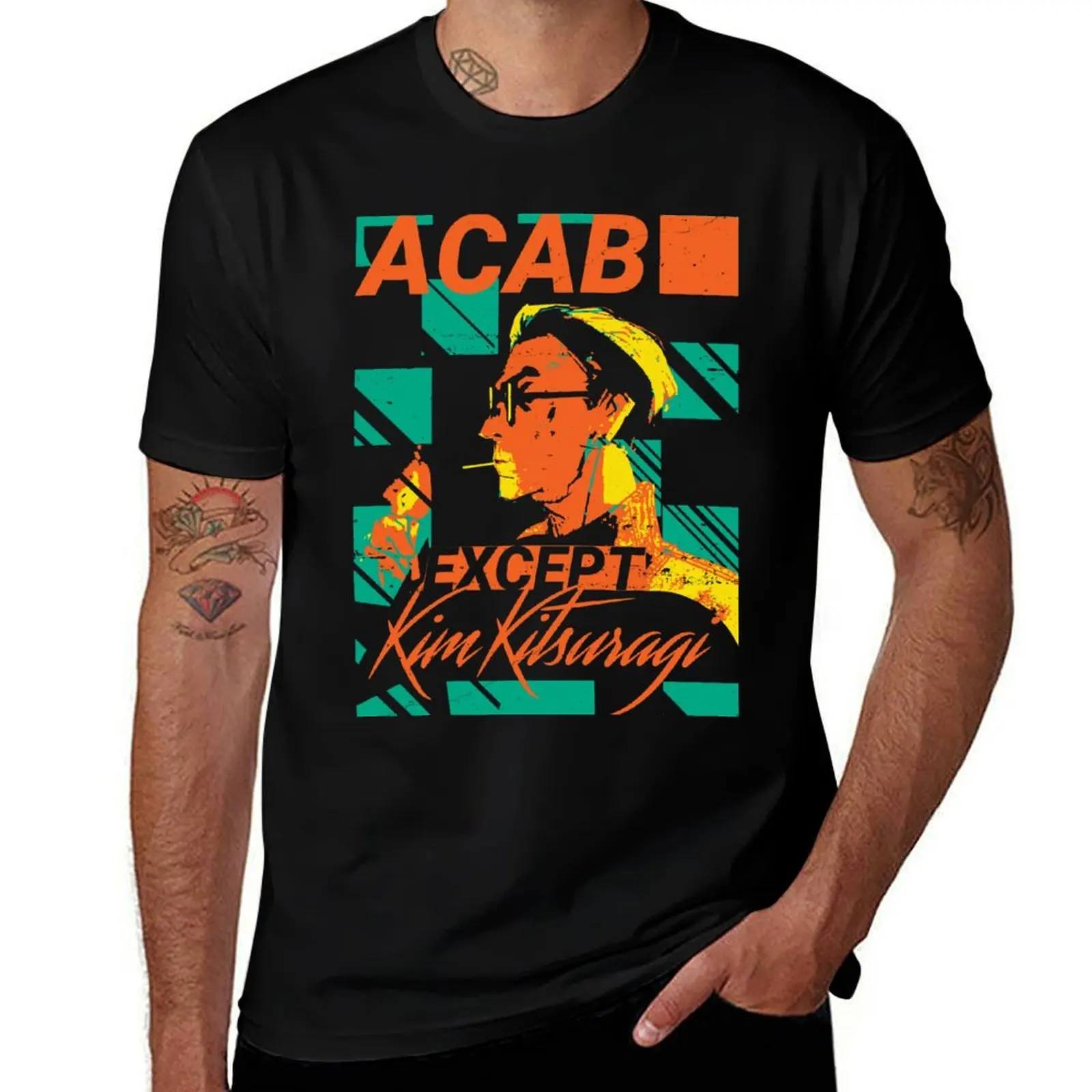 ACAB Except Kim kitsuragi T-Shirt Summer Sports Quick Dry T-Shirt