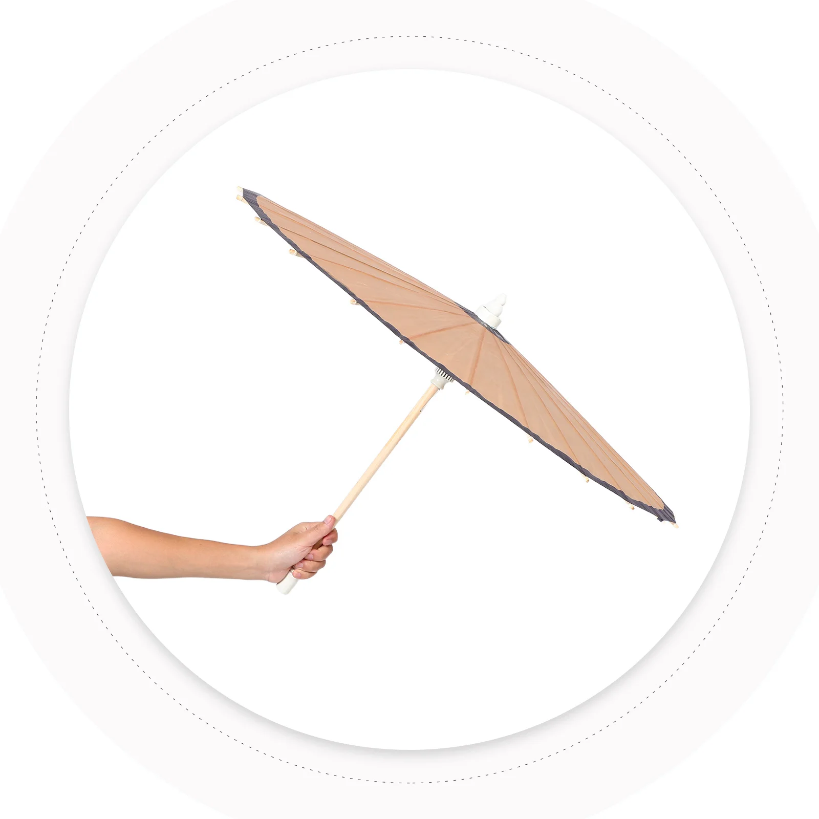 

Classical Oiled Paper Umbrella Handmade Vintage Parasol For Dance Performance Stage Prop Hanfu Cosplay Party Decoration