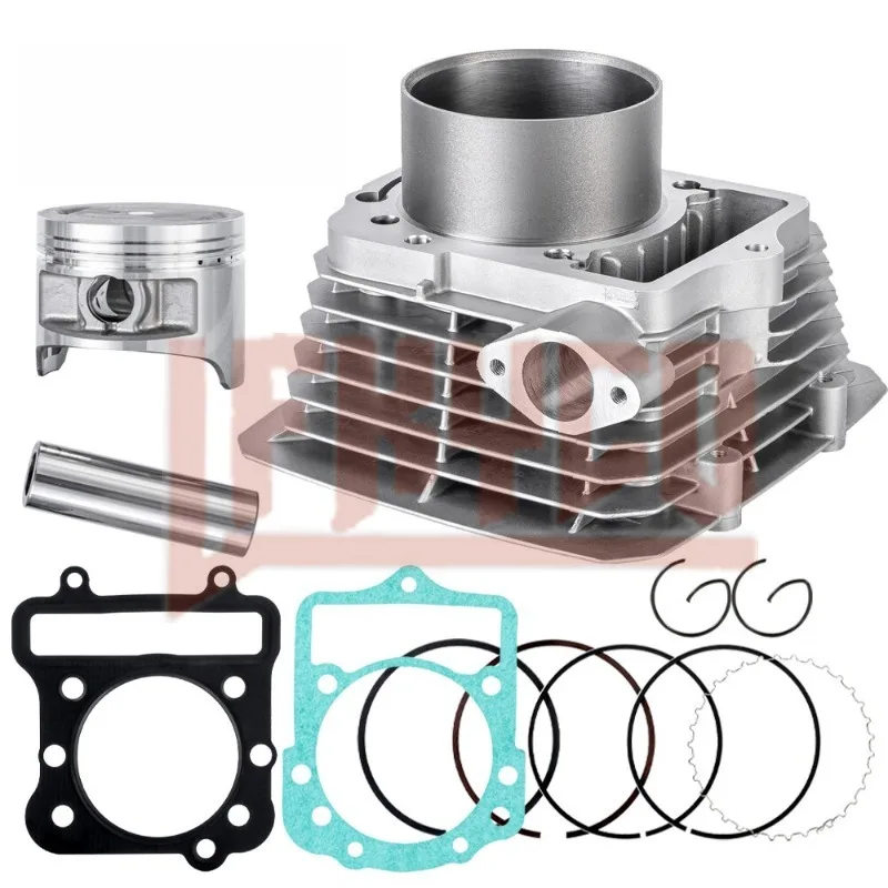 Motorcycle 76mm Cylinder 300CC Gasket Top End Kit Motor for Kawasaki Bayou 300 KLF300 KVF300 Lakota 300 KEF300A ATV Motoblock
