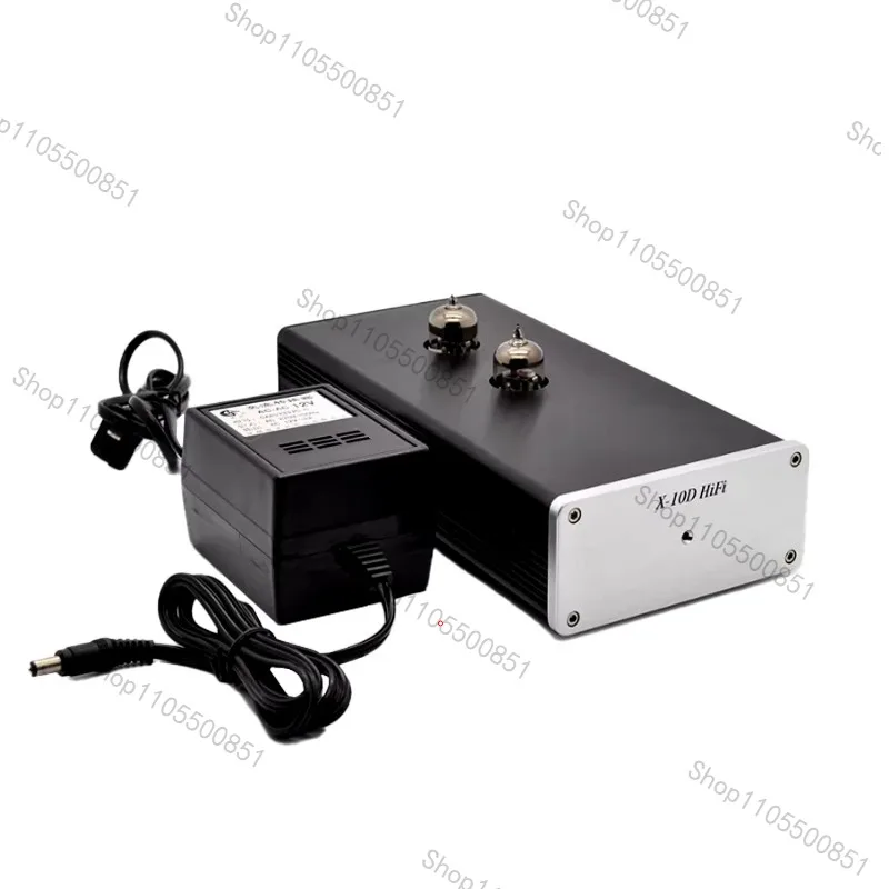 X-10D 2.0 Original Circuit HiFi 6N11 Tube Buffer Audio Signal Tube Preamplifier with AC12V Power Adapter