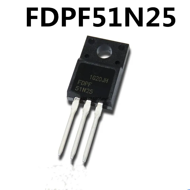 Original 10pcs/ FDPF51N25  TO-220F 28A 250V