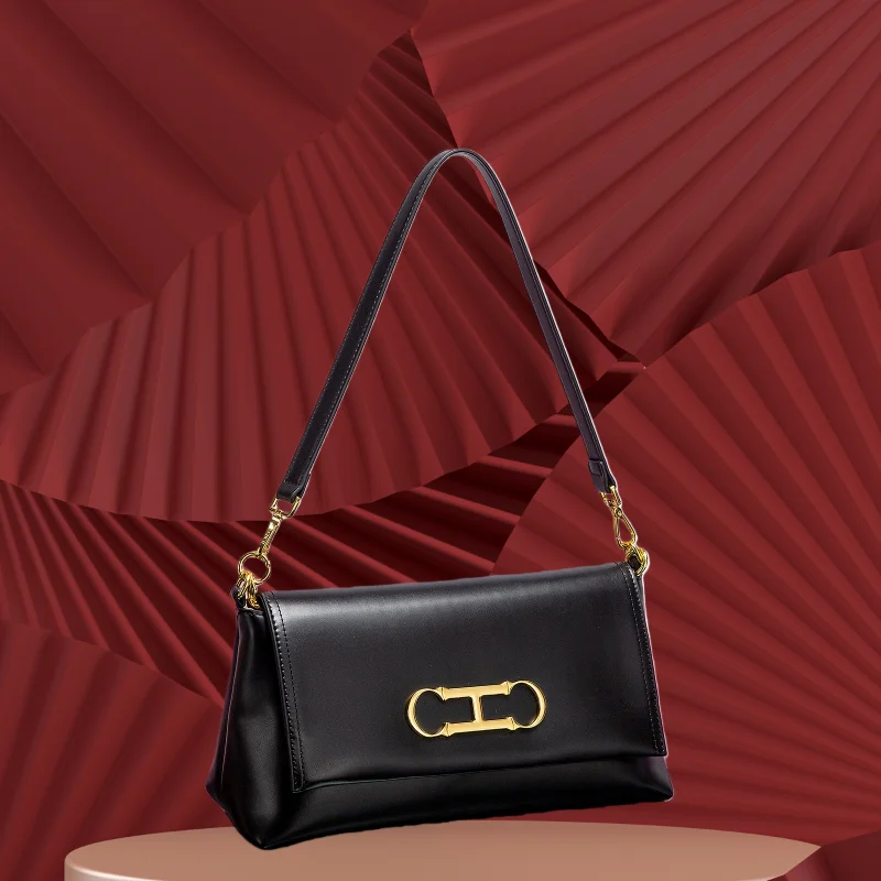 CH Trendy Fashion Women's Handbag Underarm Bag Niche Commuter Versatile Shoulder Bag High-Quality Handbag  Bolsos Mujer